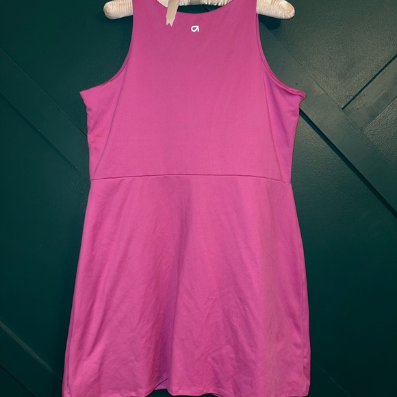 GAP Vibrant Magenta V-Neck Tank Dress - Picture 4 of 7